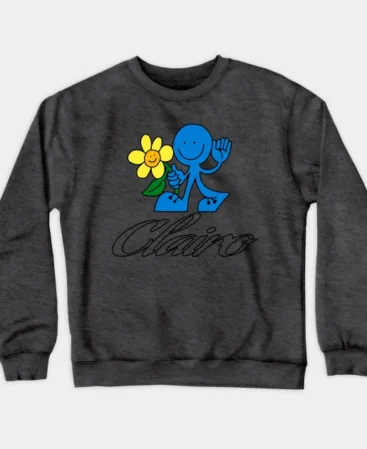 Clairo Crewneck (Charcoal Heather)Sweatshirt