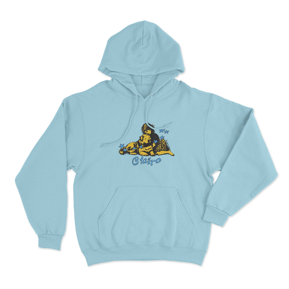 Clairo Buddy Unisex Hoodie Sky Blue Clairo Buddy Unisex Hoodie Sky Blue