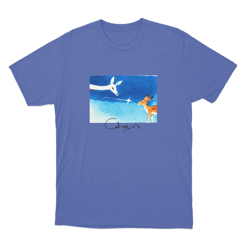 Clairo Charm Deer Unisex T Shirt Blue Clairo Charm Deer Unisex T Shirt Blue