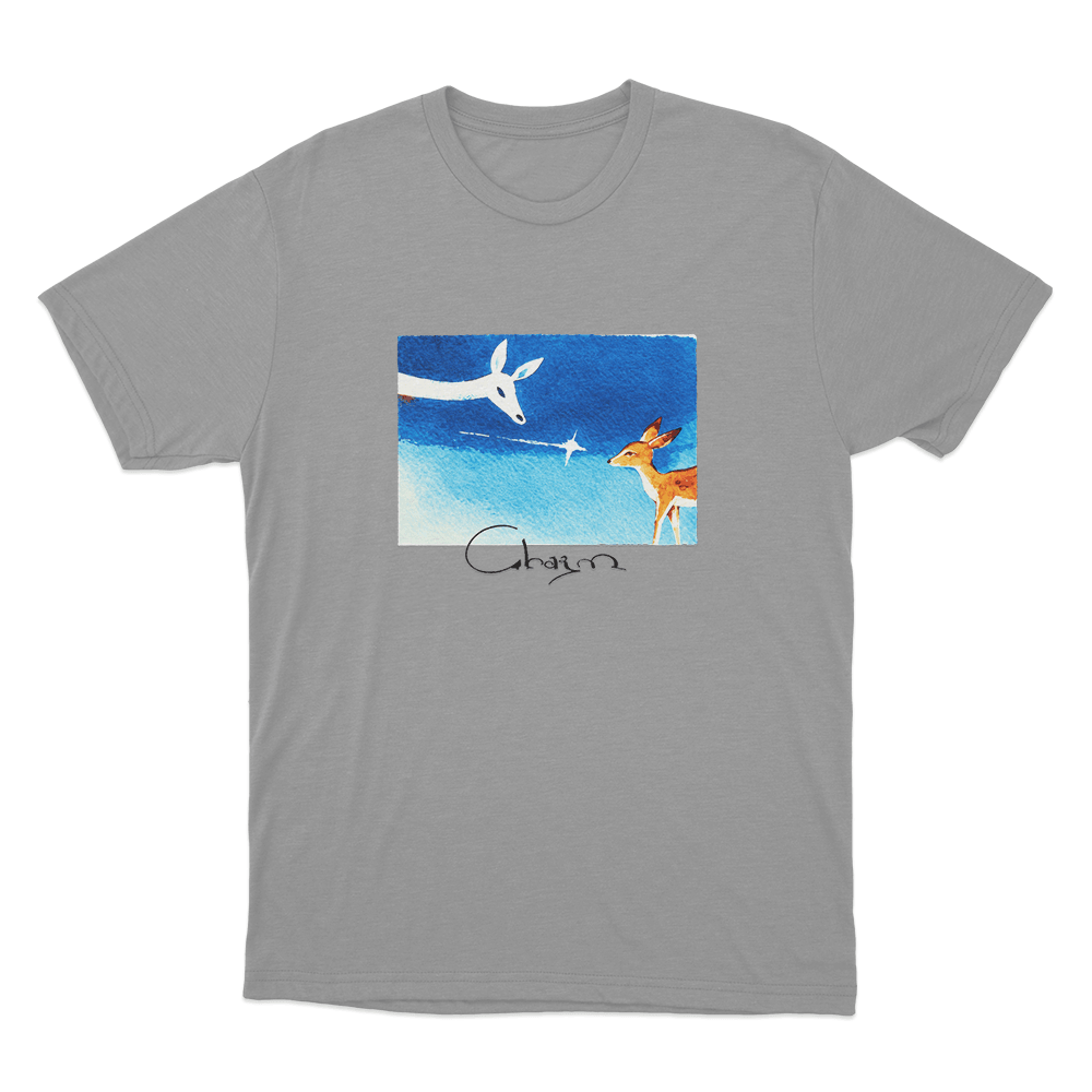 Clairo Charm Deer Unisex T Shirt Grey Clairo Charm Deer Unisex T Shirt Grey