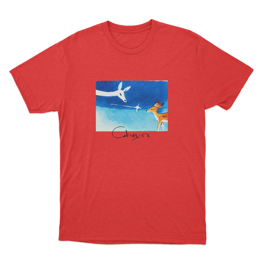 Clairo Charm Deer Unisex T Shirt Red Clairo Charm Deer Unisex T Shirt Red