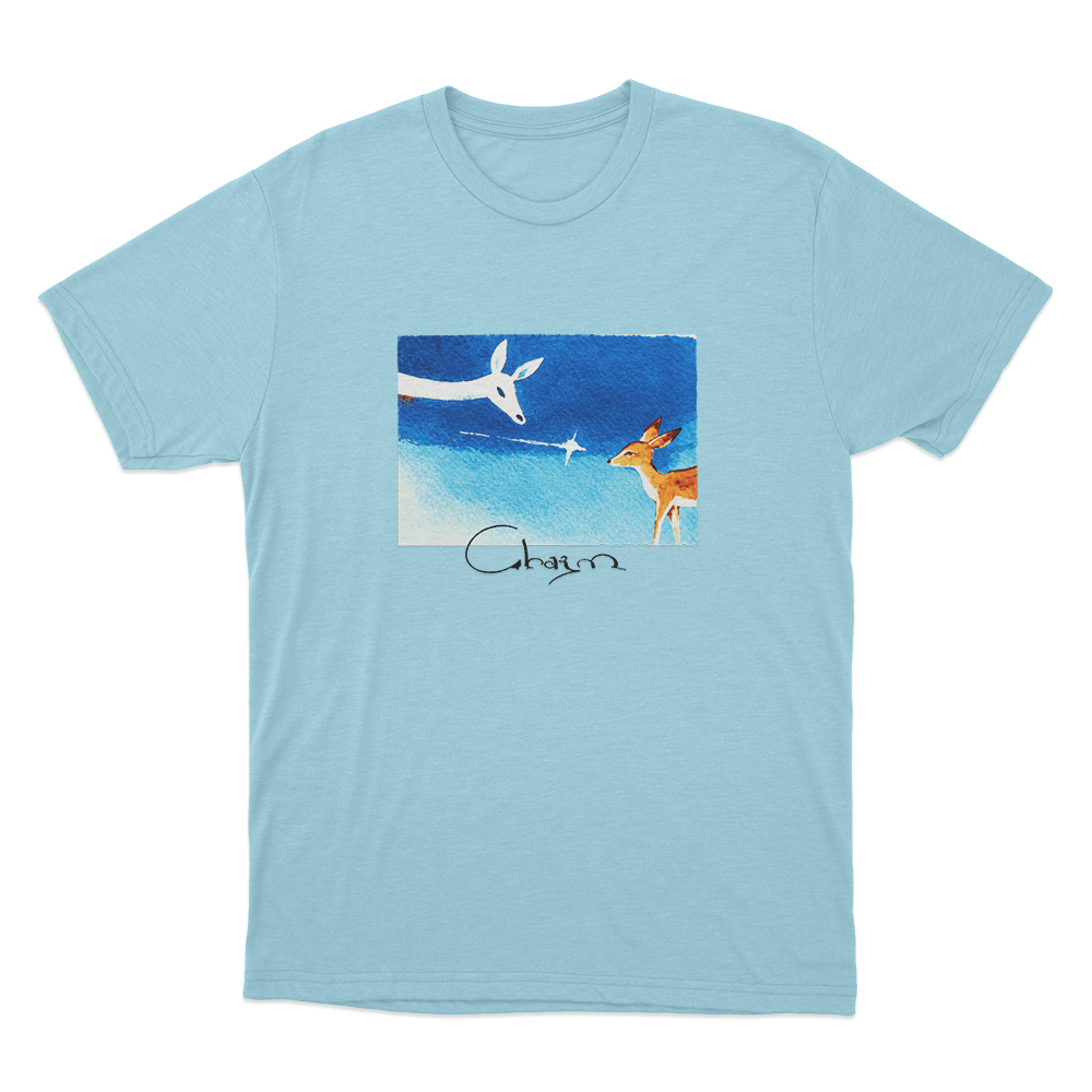 Clairo Charm Deer Unisex T Shirt Sky Blue Clairo Charm Deer Unisex T Shirt Sky Blue