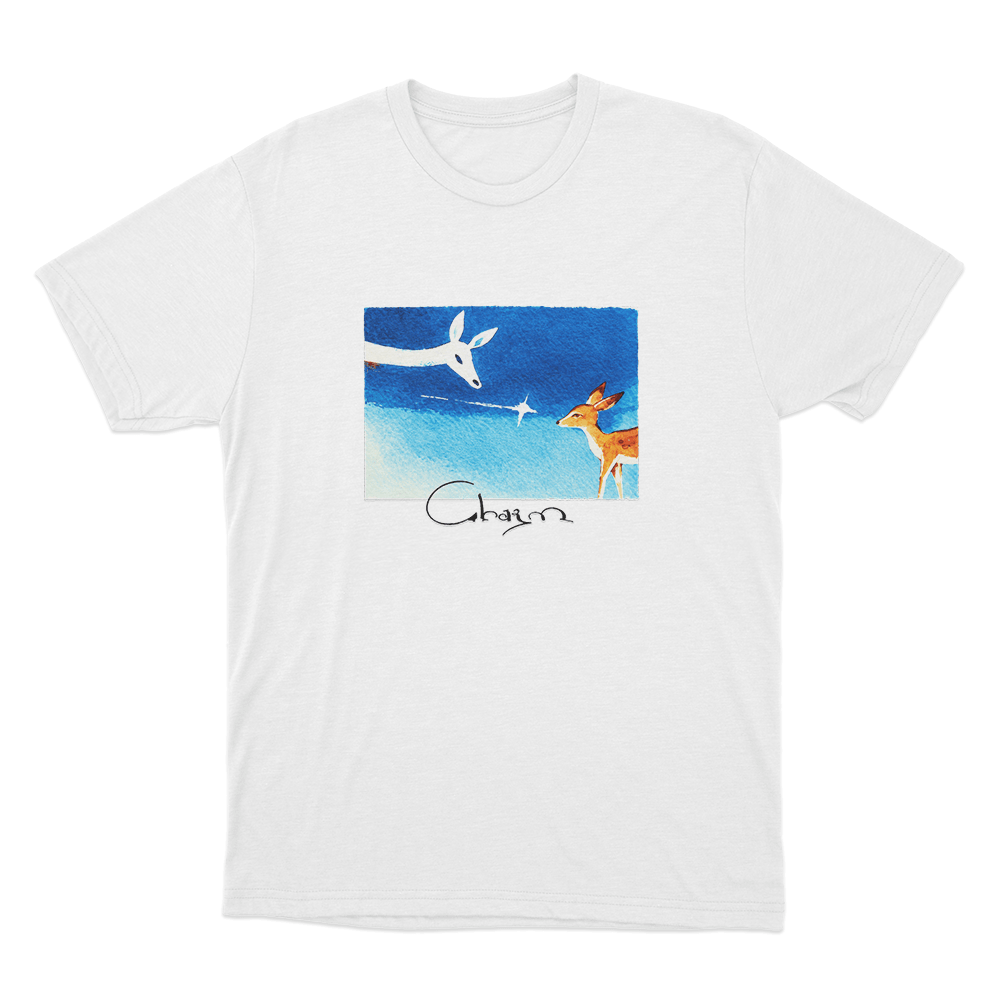 Clairo Charm Deer Unisex T Shirt White Clairo Charm Deer Unisex T Shirt White