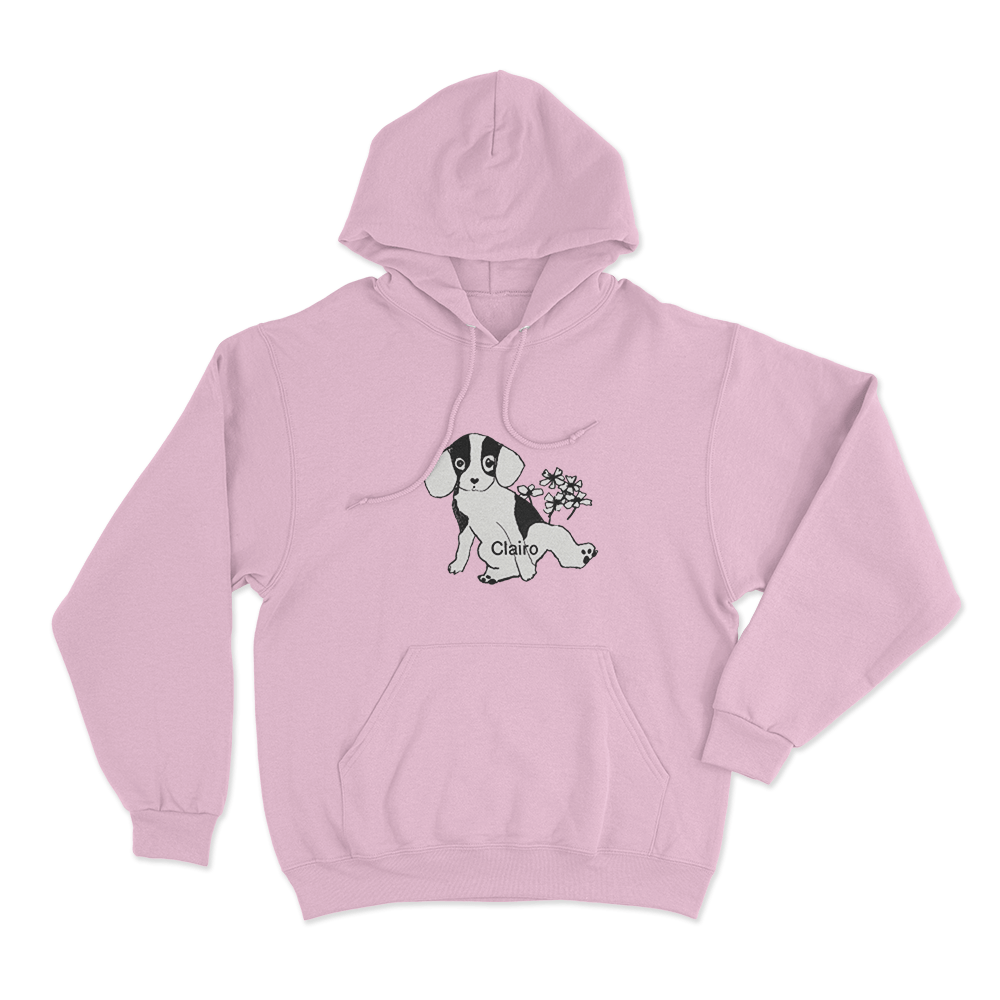 Clairo Flower Puppy Hoodie Pink Clairo Flower Puppy Hoodie Pink