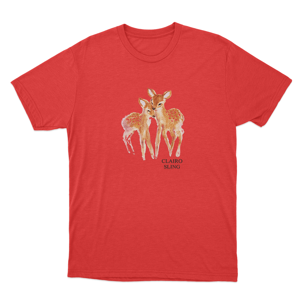Clairo Sling Deer Unisex T Shirt Red Clairo Sling Deer Unisex T Shirt Red