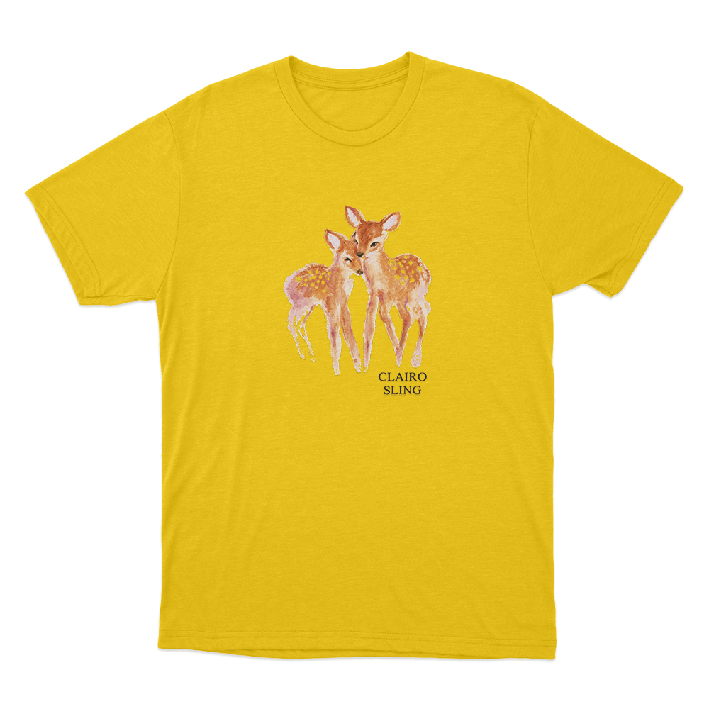 Clairo Sling Deer Unisex T Shirt Yellow Clairo Sling Deer Unisex T Shirt Yellow