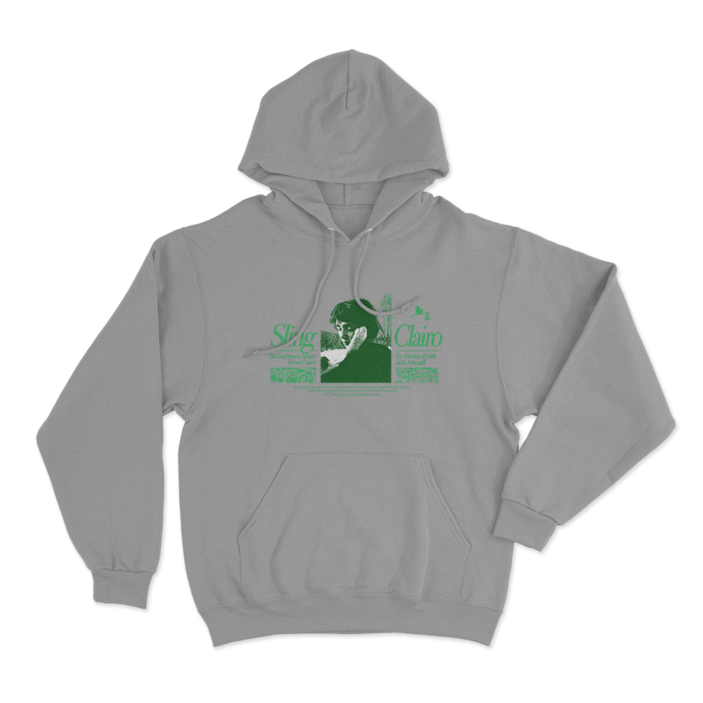Clairo Sling Unisex Hoodie Grey Clairo Sling Unisex Hoodie Grey