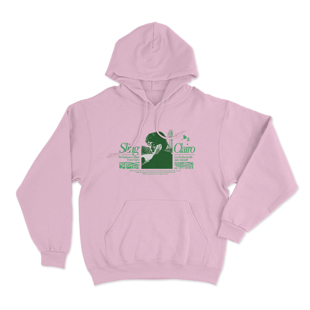Clairo Sling Unisex Hoodie Pink Clairo Sling Unisex Hoodie Pink