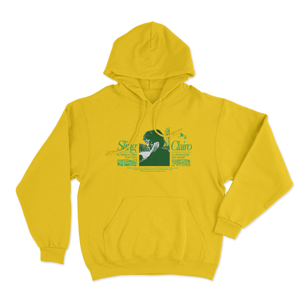 Clairo Sling Unisex Hoodie Yellow Clairo Sling Unisex Hoodie Yellow